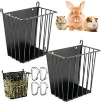 LUAVIARU Upgrades 2pcs Hay Feeder Rabbit, Guinea Pig - 2 Pack