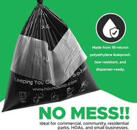 -Houndscoop - 800 Ct XL Pull-Strap Header Dog Waste Bags for HOA Stations – Essentials for Dogs - image 4