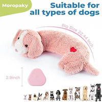 Heartbeat Toy Puppy Heartbeat Stuffed Toy for Dog Calming Aid, Heartbeat Puppy Toy for Pets Anxiety Relief, Dog Comfort Toy for Behavioral Aid Crate Training, Puppy Essential