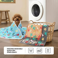 LINENLUX Dog Blankets 3-Pack - Bones and Claws-3pcs / 23x16 inch - image 4