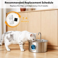 16 Pack Replacement Filters for Cat/Dog Water Fountain - 32 Filter+1 Brush - image 3