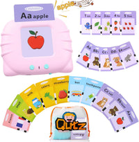 QuTZ Phonics Learning Toy for Preschool Kids - Pink / Basic 248 Words ABC+123
