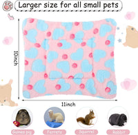 Jetec 4 Pcs Guinea Pig Bed Pads Big Twinkle - Hearts / 10 x 11 Inch - image 2