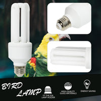 LUCKY HERP UVA UVB Light Bulb for Birds 2.4 UVB 20W Compact - image 3