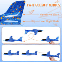VCOSTORE 2 Pack Foam Airplanes for Kids - Camouflage Color (Large) - image 3