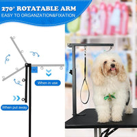 Breeze Touch Dog Grooming Table Arm with Clamp 32in - image 2