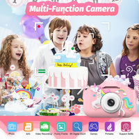 Goopow Kids Selfie Camera Toys for Girls Age 3-9 - Pink - image 2