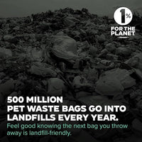 Doggy Do Good Next Pet Waste Bags, Landfill Friendly Recycled Plastic Unscented Dog Poop Bags, Leakproof, Strong, Thick, Earth Friendly for Dogs, 120 Count (120 Bags)