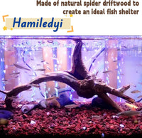 Aquarium Driftwood 3PCS Natural Trunk Driftwood Assorted Branches - Spiderwood (8-10in 4PCS) - image 3