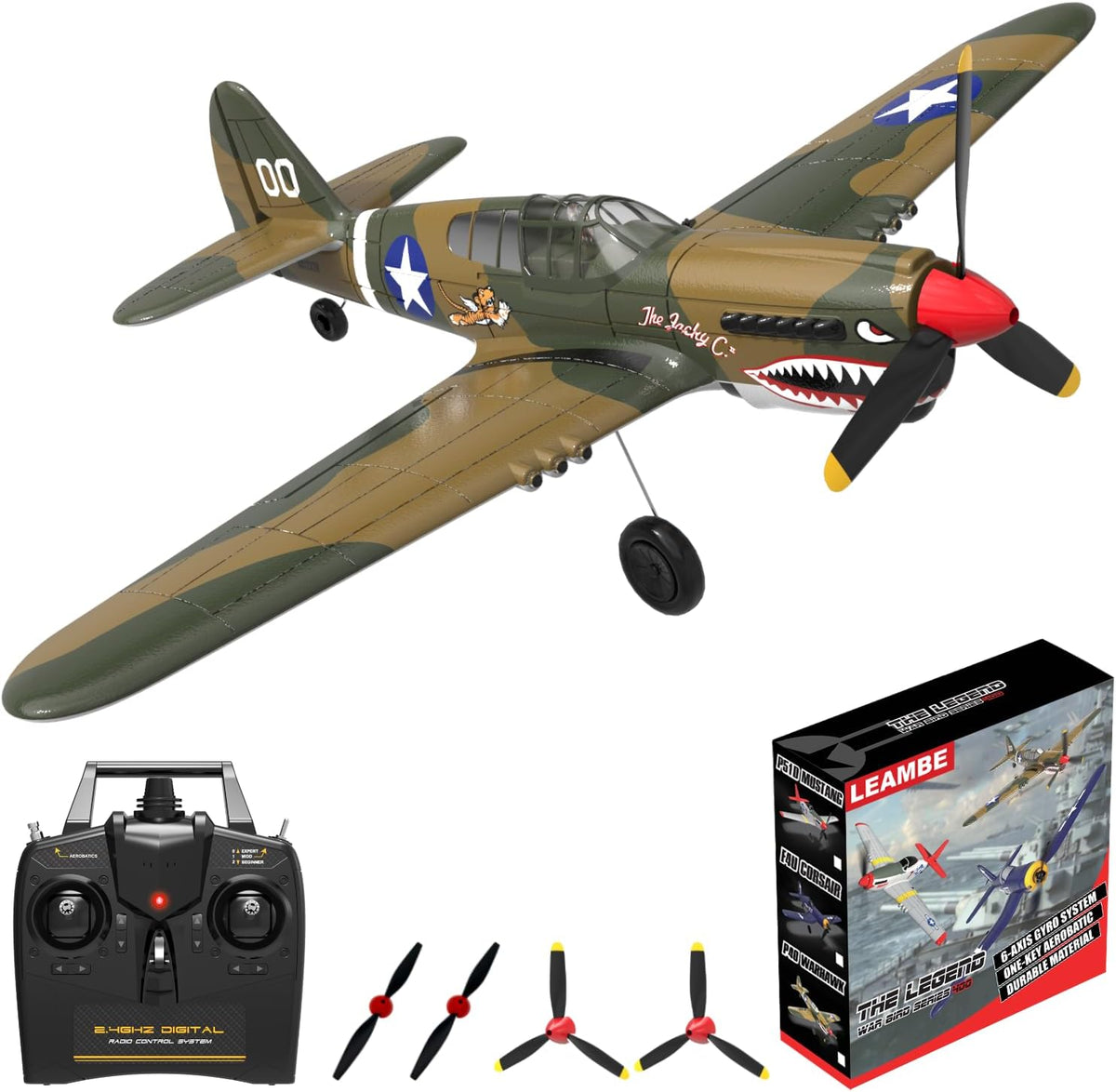 LEAMBE RC Plane 4 Channel Remote Control Airplane