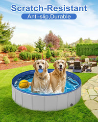 Dog Pool for Large Dogs, Plastic Pool for Dogs - L - 47.2'' x 12'' - image 3