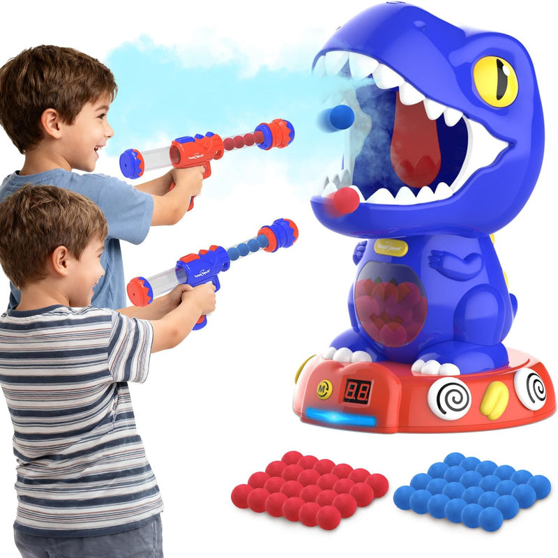 EagleStone Moving Dinosaur Shootings Toy for kids Mist Spray LED - 8b-purple