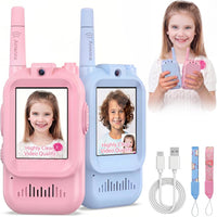 Video Walkie Talkies for Kids - Pink+Blue