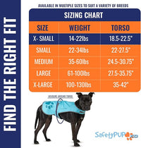 Dog Reflective Vest – Hi-Vis Fluorescent Visibility That Helps to Safeguard Your Pet On/Off Leash in Urban & Rural Areas (Teal, X-Small)