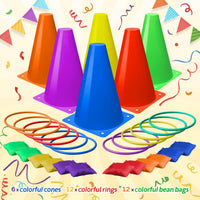 Eocolz 3 in 1 Carnival Games Set - purple - image 2