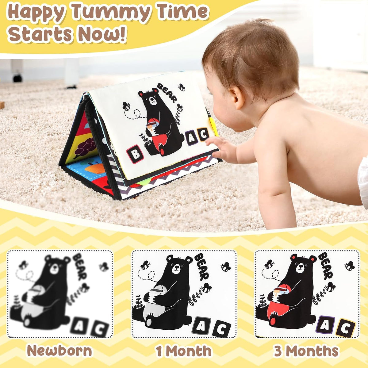 URMYWO Tummy Time Mirror Toys - Medium - image 4