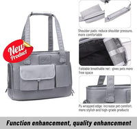Dog Carrier, Cat Carrier, Pet Carrier, Foldable Waterproof Premium Oxford Cloth Dog Purse, Portable Bag Carrier for Small to Medium Cat and Small Dog