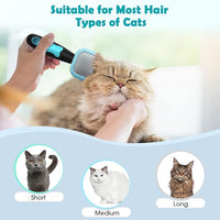 Slicker Brush, Dog Brush Gently Cleaning Pin Brush for Shedding Dog Hair Brush for Small Dogs Puppy Yorkie Poodle Rabbits Cats