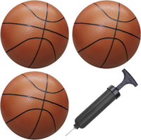 ABAJI 5 inch mini rubber basketball for kids with hand pump and needle - view 2