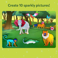 Skillmatics Foil Fun Unicorn & Princesses, Foil Art & Craft - 8. Animals Mega Pack - image 3