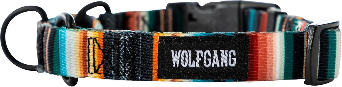Wolfgang Heavy Duty Martingale Dog Collar with Quick Release Nylon - LostArt Print / Small (5/8 Inch x 10-12 Inch) - image 4