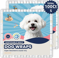 Dog Diapers Male, X-Small 50 Ct - Small: 100Ct
