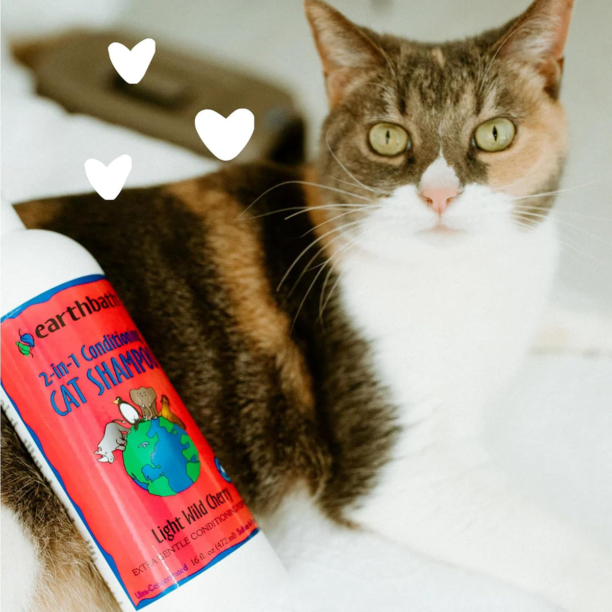 earthbath Wild Cherry 2-in-1 cat conditioning shampoo - view 4