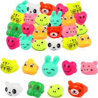CCINEE 24Pcs Light Up Rings Flashing Assorted Colorful LED Rubber - 24Pcs/Animal Shapes - image 2