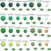 RASSLISA ball cake toppers, 56 plastic pearl balls in three sizes for cake decorating - view 23
