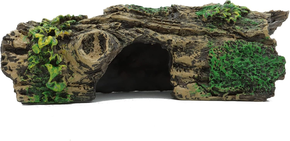 JIH Aquarium Decorations Resin Hollow Tree Trunk Ornament – Essentials for Fish - image 3