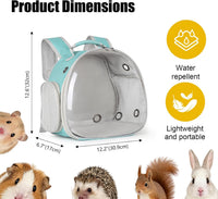 Guinea Pig Carrier Backpack - Green / Backpack - image 2
