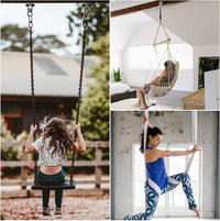 Heavy Duty Swing Hangers for Wooden Sets 2000 LB Capacity Hammock - Silver / 1 Pack - image 4