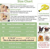 Mayerzon Dog Muzzle with Hook and Loop for Large Medium Small Dogs, Patented Soft Mesh Beagle Labrador Puppy Muzzles for Biting Chewing Grooming, Breathable, Adjustable, Allows Panting Drinking