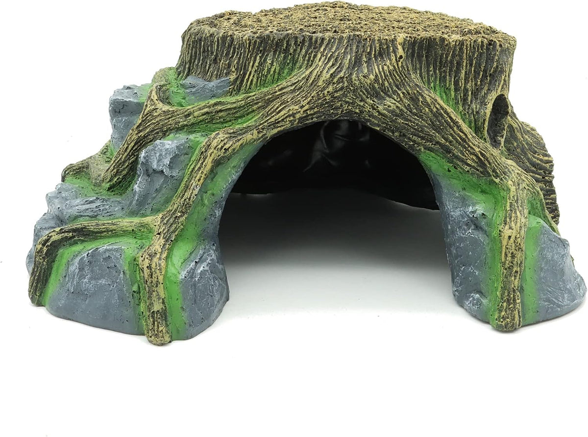 Extra Large Resin Reptile Hideouts Cave Habitat Decor – Essentials for Reptiles And Amphibians - E- Large - image 3