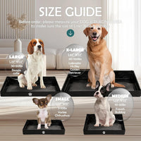 Meexpaws large foldable dog pee pad holder tray, 33 x 22 inches - view 3