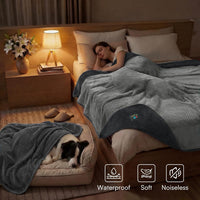 Luciphia Waterproof Blanket for Dog - Grey / QUEEN(90''x82'') - image 3