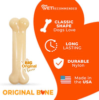 Nylabone Power Chew Original Bone Dog Chew Toys - Original / Medium - image 3