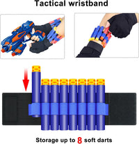 Pokonboy foam dart blaster 2 pack in orange and blue with 60 soft foam darts and wristbands - view 9