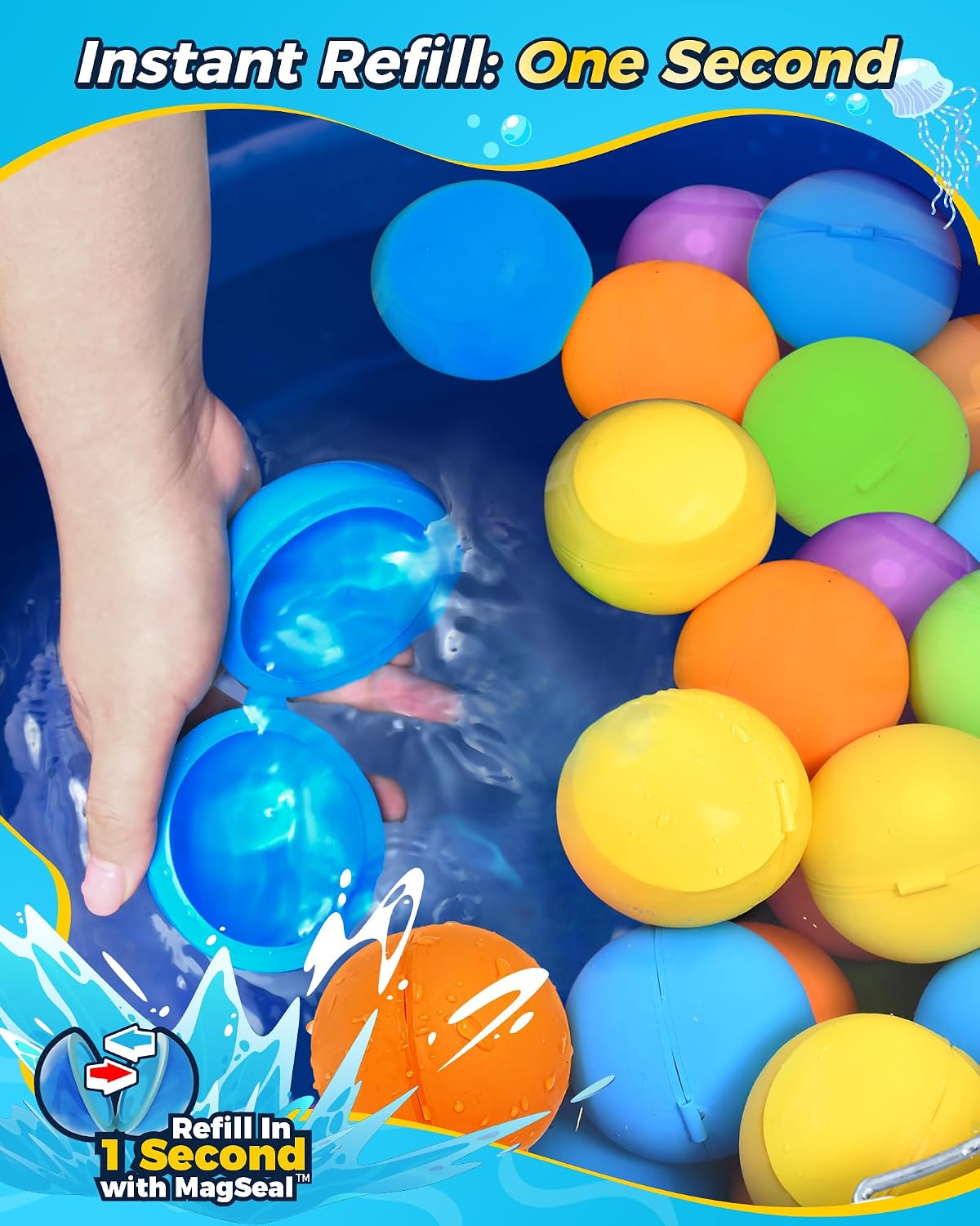 Reusable Water Balloons 12PCS - 12 PCS - image 4