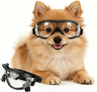 Clear Dog Goggles for Small Dogs - Tactical Clear / Small