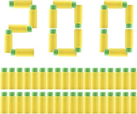 JGCWorker 200pcs 2nd Generation High-End of Half-Lenth Soft Dart - Yellow and Green