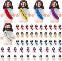 Bememo 50pcs Mini Jesus Loves You Religious Figures - Fresh Color