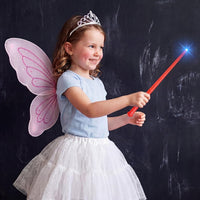 Skylety three light up magic wands in pink, purple and blue - view 21