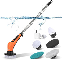 hygger IPX8 electric aquarium cleaning brush kit with 6 replaceable brush heads