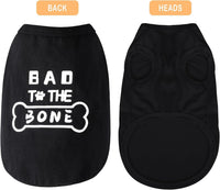 Discover Cozy Cotton Canine Wear: Soft, Lightweight - L-(15~23lb) | Chest(~20") / Grey-Bad bone - image 2