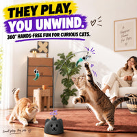Interactive Cat Toys for Indoor Cats - Black - image 2