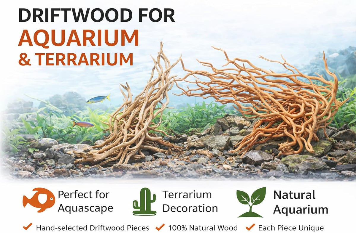 Azil Natural Aquarium Driftwood Root - Root mix 14 - 16 inch - image 4
