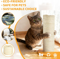 White Sisal Rope for Cat Tree and Scratching Post 5mm 1/5 Inch - White Φ5mm/0.2inch / 100FT - image 4