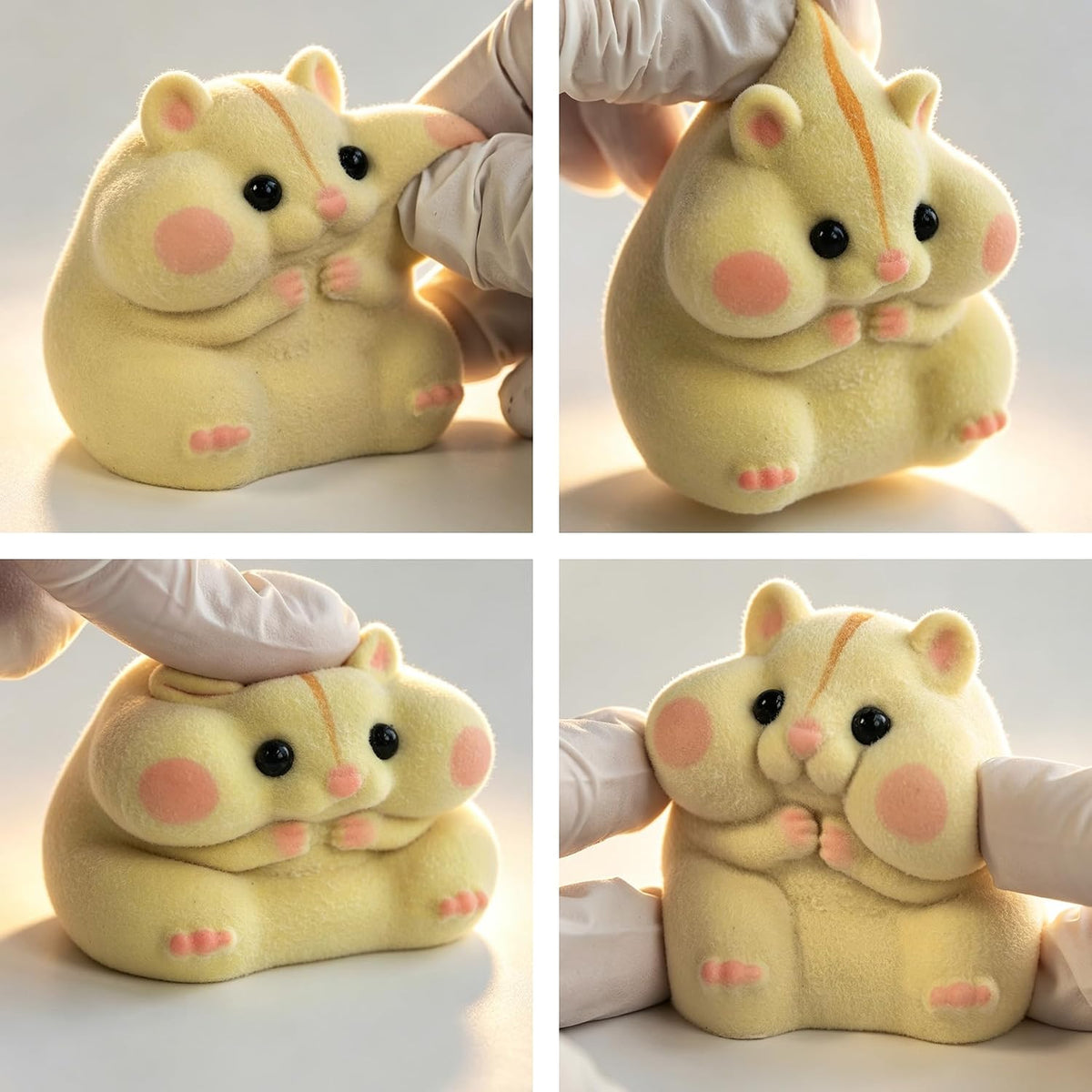 Handmade Hamster Squishy Toy - Yellow - image 2