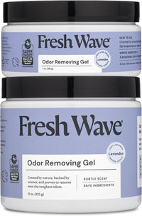 Fresh Wave Lemon Odor Removing Gel - Lavender / 22 fl oz (Pack of 2: 15 fl oz & 7 fl oz)